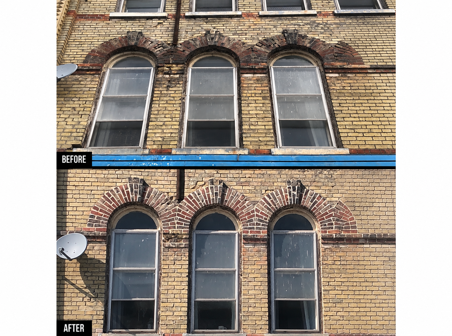 Brick arch reconstruction